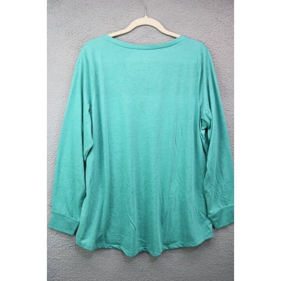 Torrid Classic Fit V-Neck Long Sleeve Tunic-Size 2X-New w/Tags - Picture 11 of 13